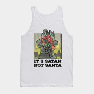 Satan Satanic Santa Claus Christmas Devil Gothic Occult Goth Tank Top